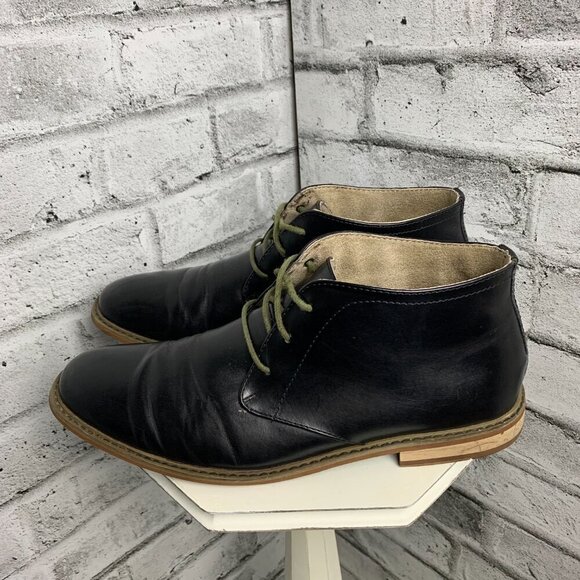 Deer Stag Prime Seattle Black Leather Chukka Boots - Picture 5 of 8
